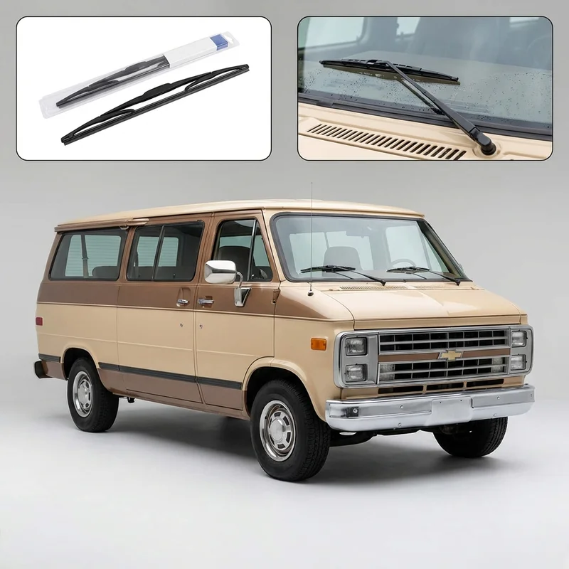 Driver Side Wiper Blade for Chevrolet G30 Van (1970 - 1974) - 1